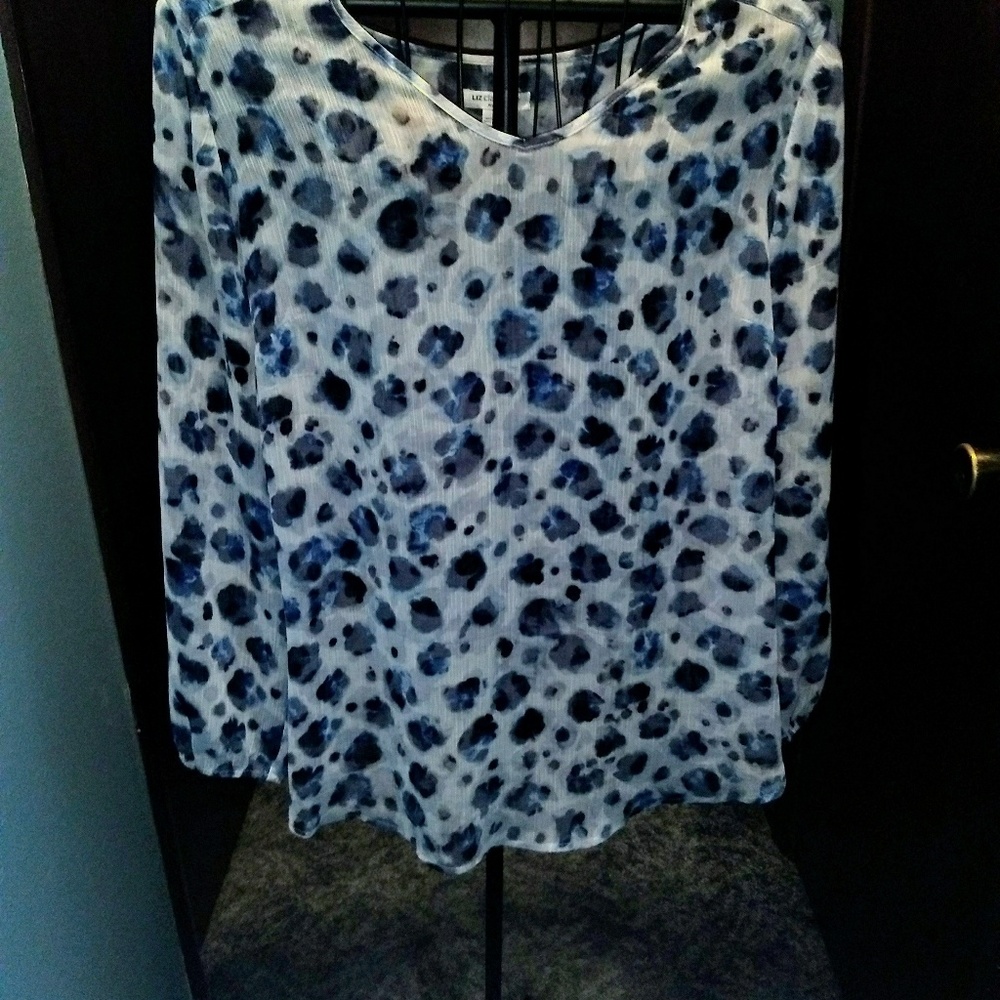 Plus sheer  top
